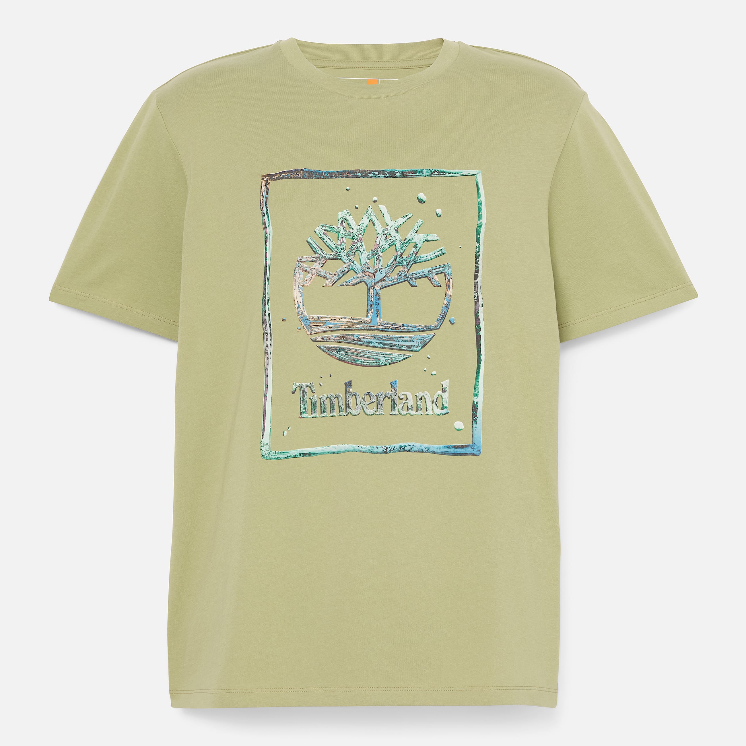 Tshirt a Maniche Corte con Logo Grafico Acqua da Uomo in verde TBL verde HERO