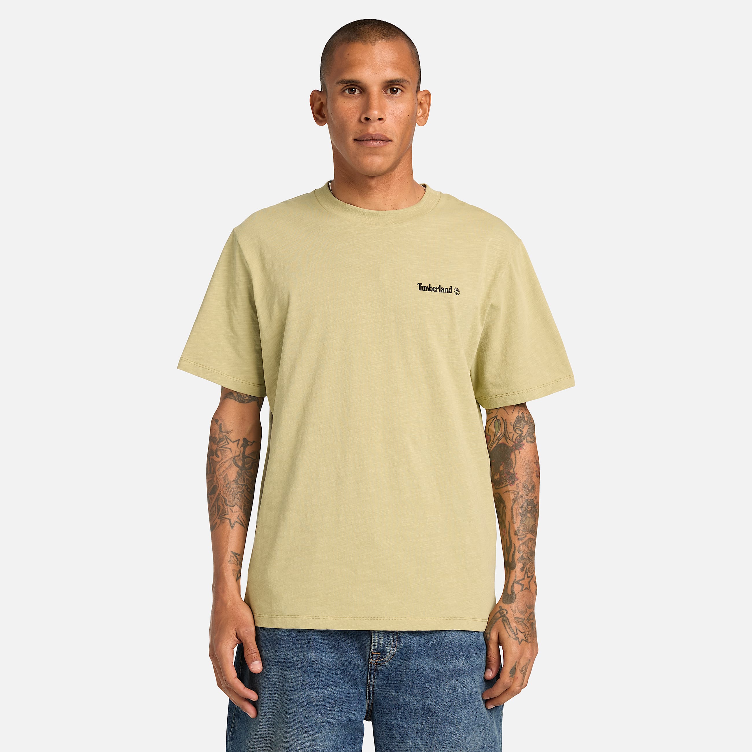 Tshirt con Grafica Foto Pesci in verde TBL verde ALT3