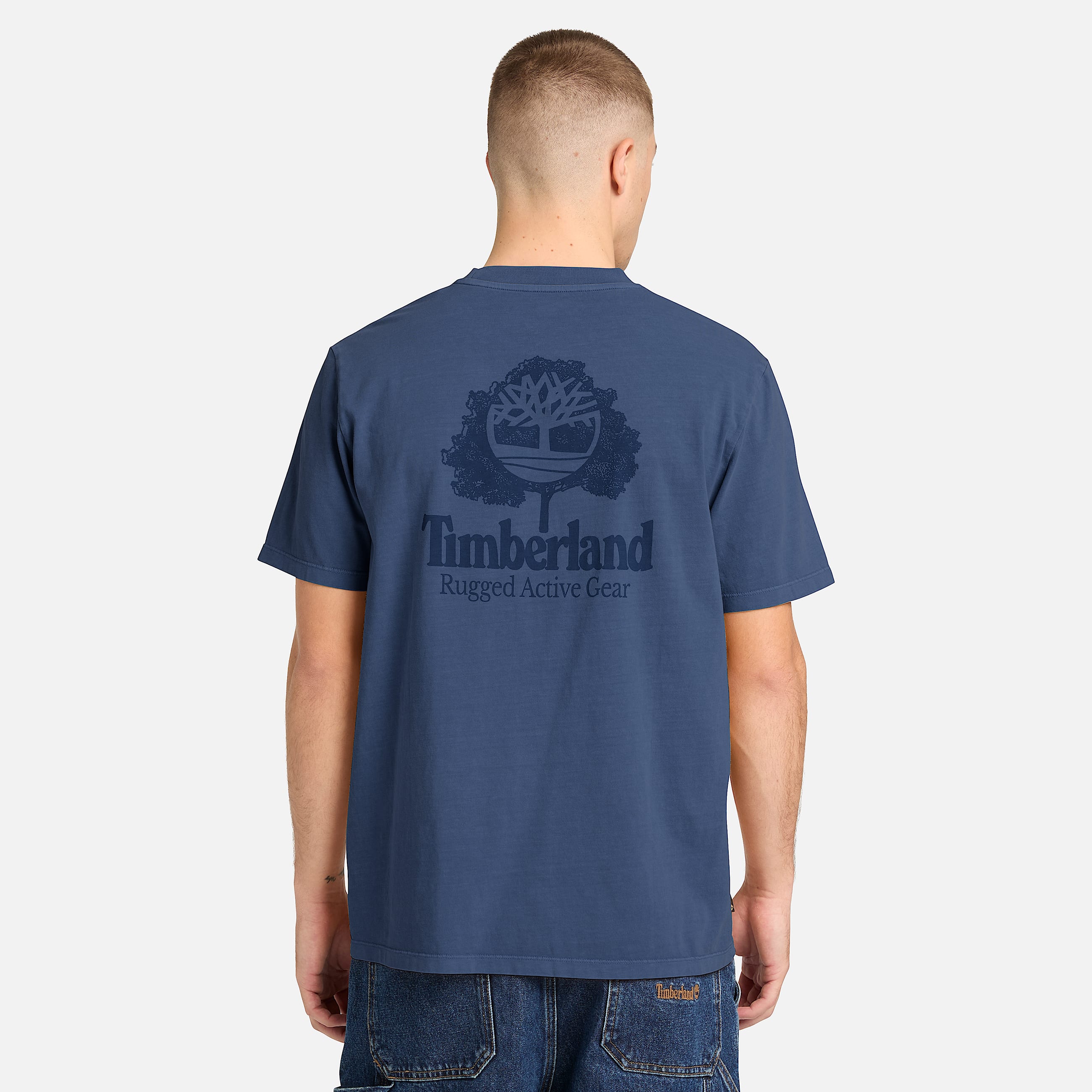 Tshirt con Grafica Rugged Active Gear da Uomo in blu TBL blu ALT8