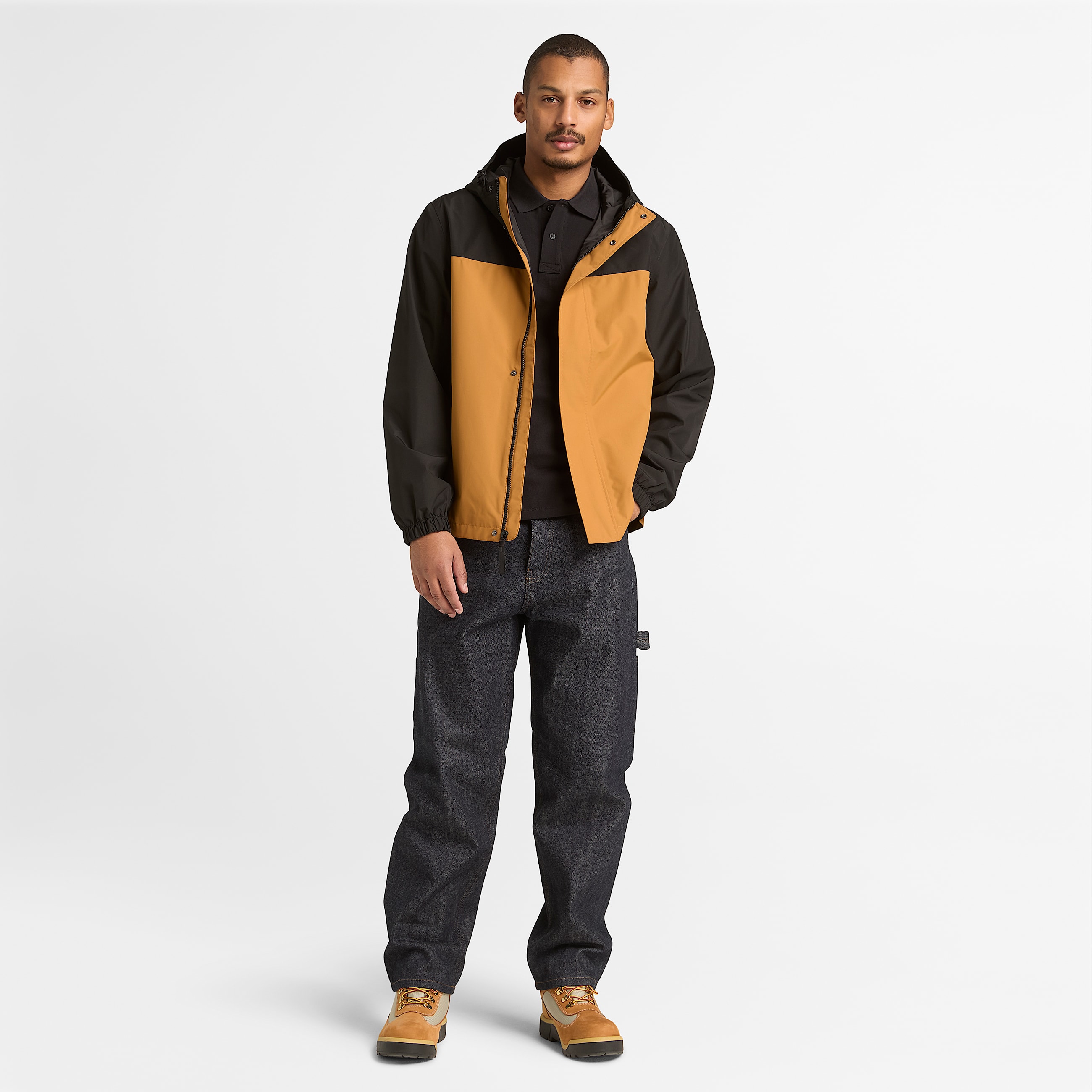 Wasserdichte ShellJacke fr Herren in Gelb TBL Gelb ALT2
