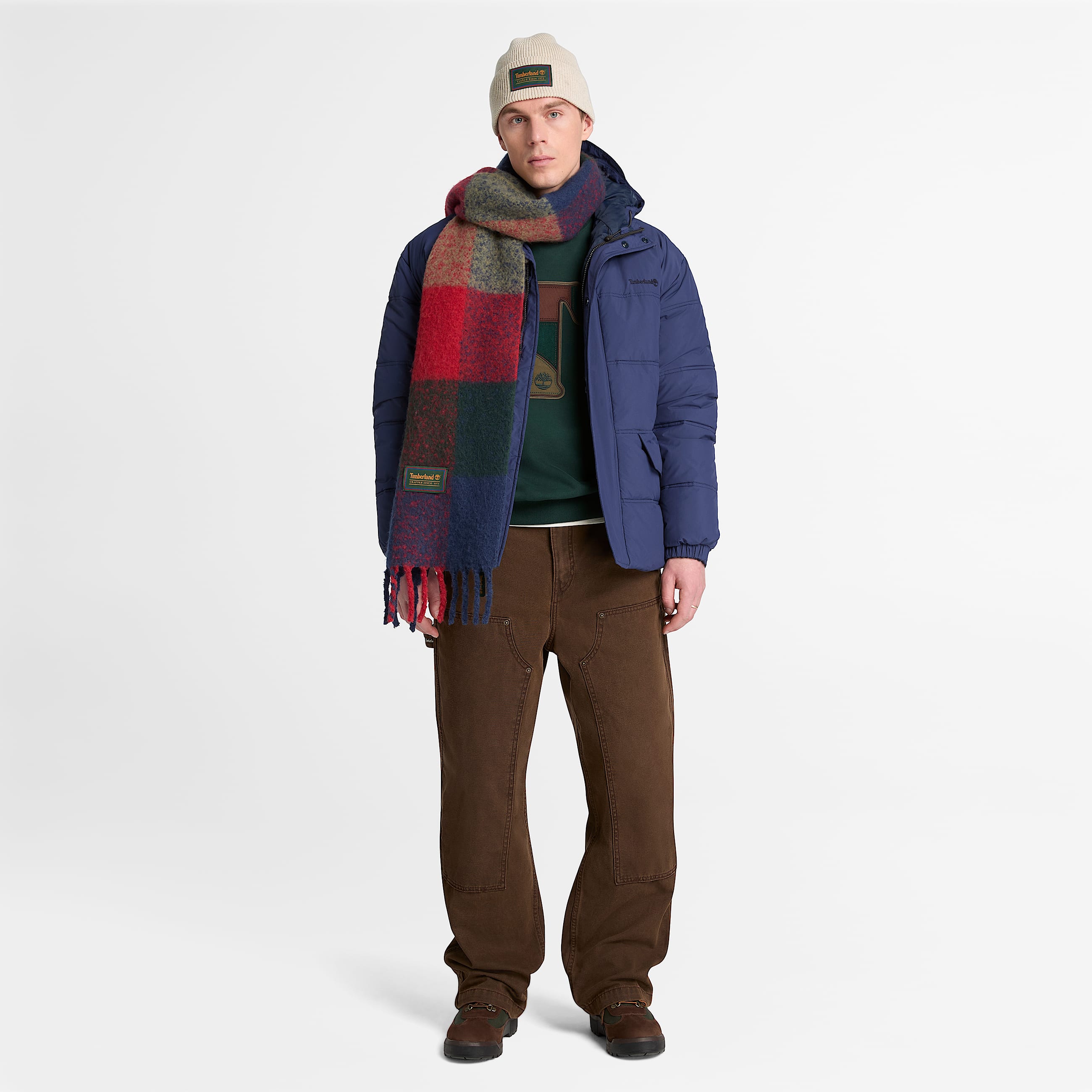 Wasserabweisende Steppjacke fr Herren in Dunkelblau TBL Blau ALT2