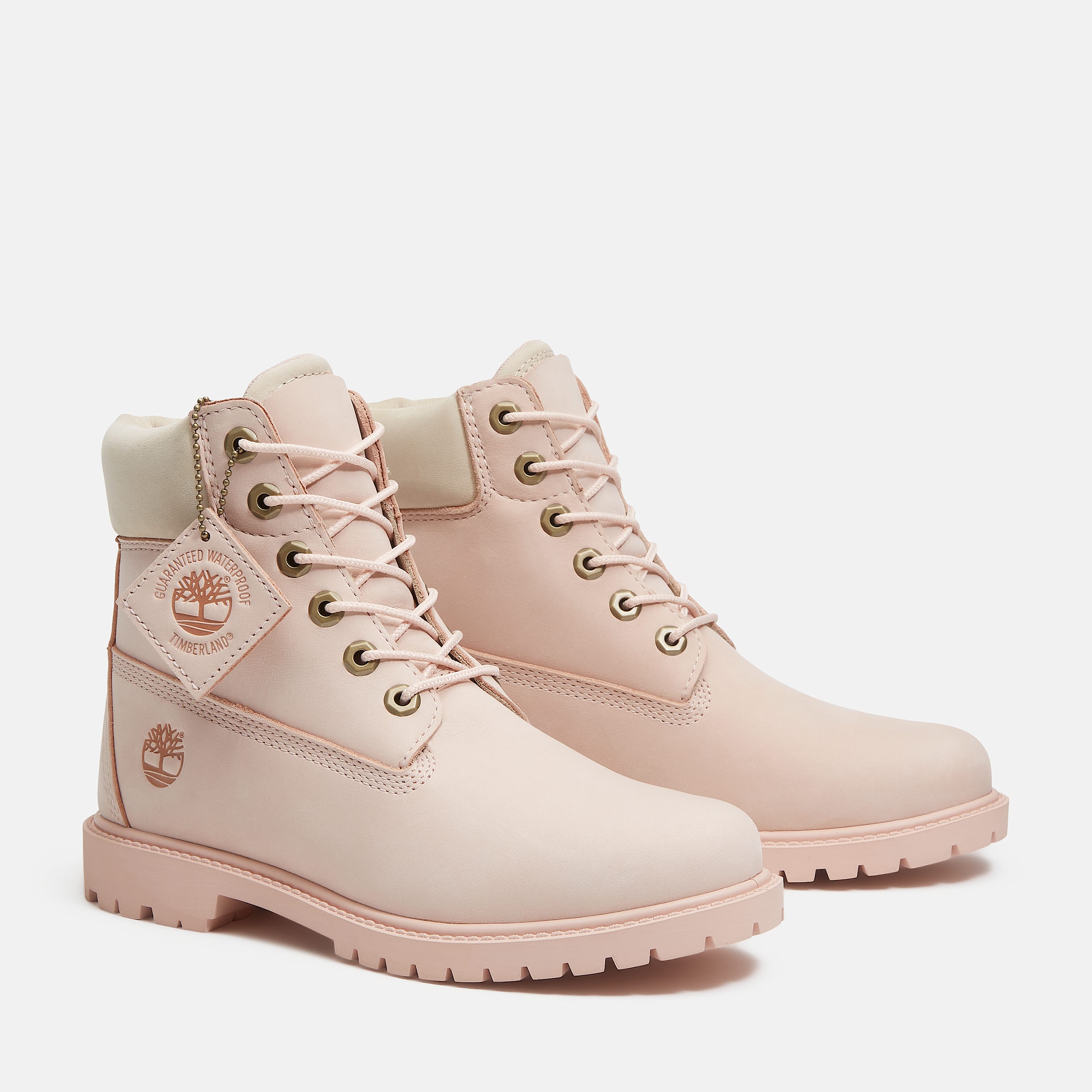 Botas 6Inch Timberland Premium impermeables para mujer en rosa clarobeis TBL rosa ALT4