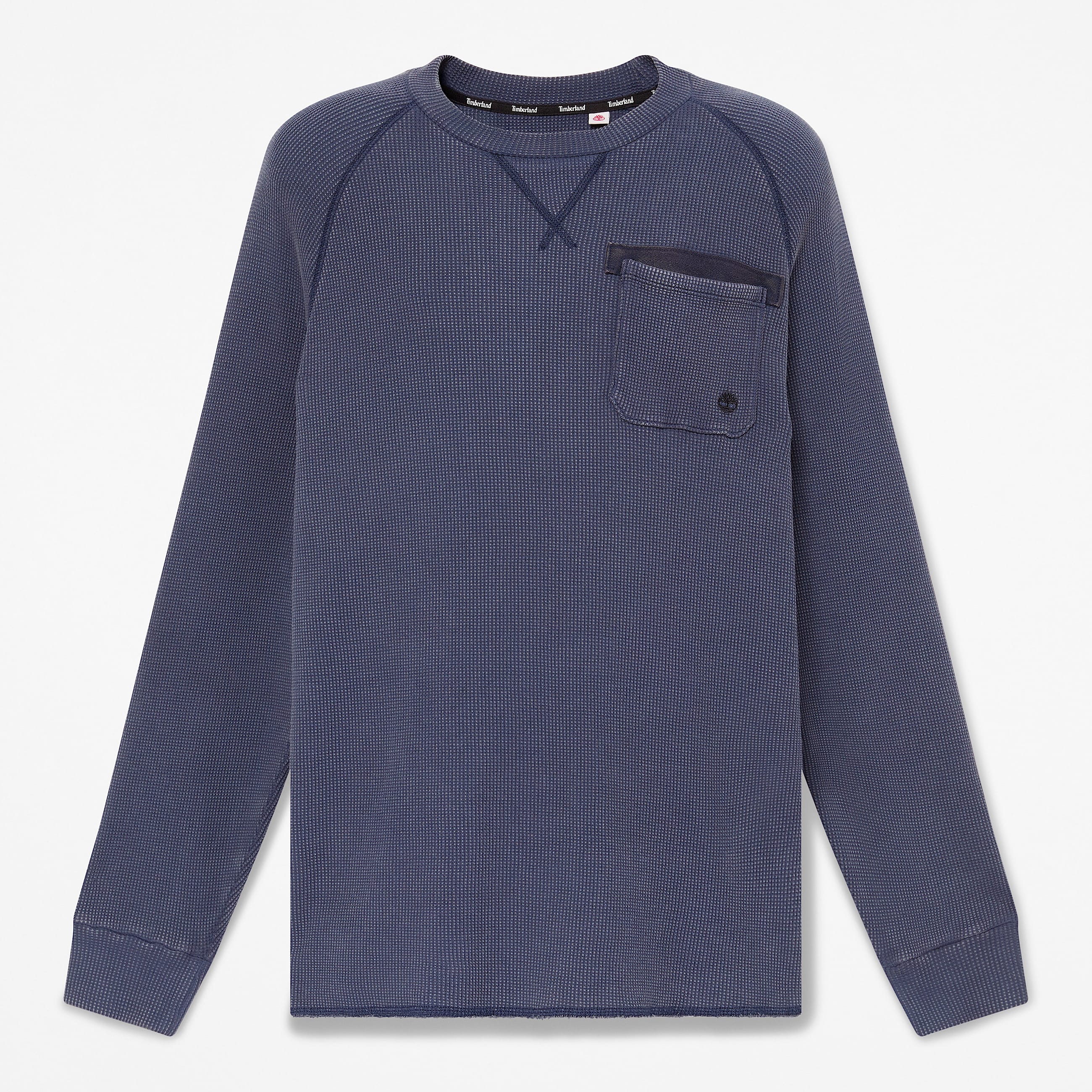 Timberland Tokyo Design Collective Garment Dyed Waffle LongSleeve TShirt in Dark Blue TBL Blue HERO