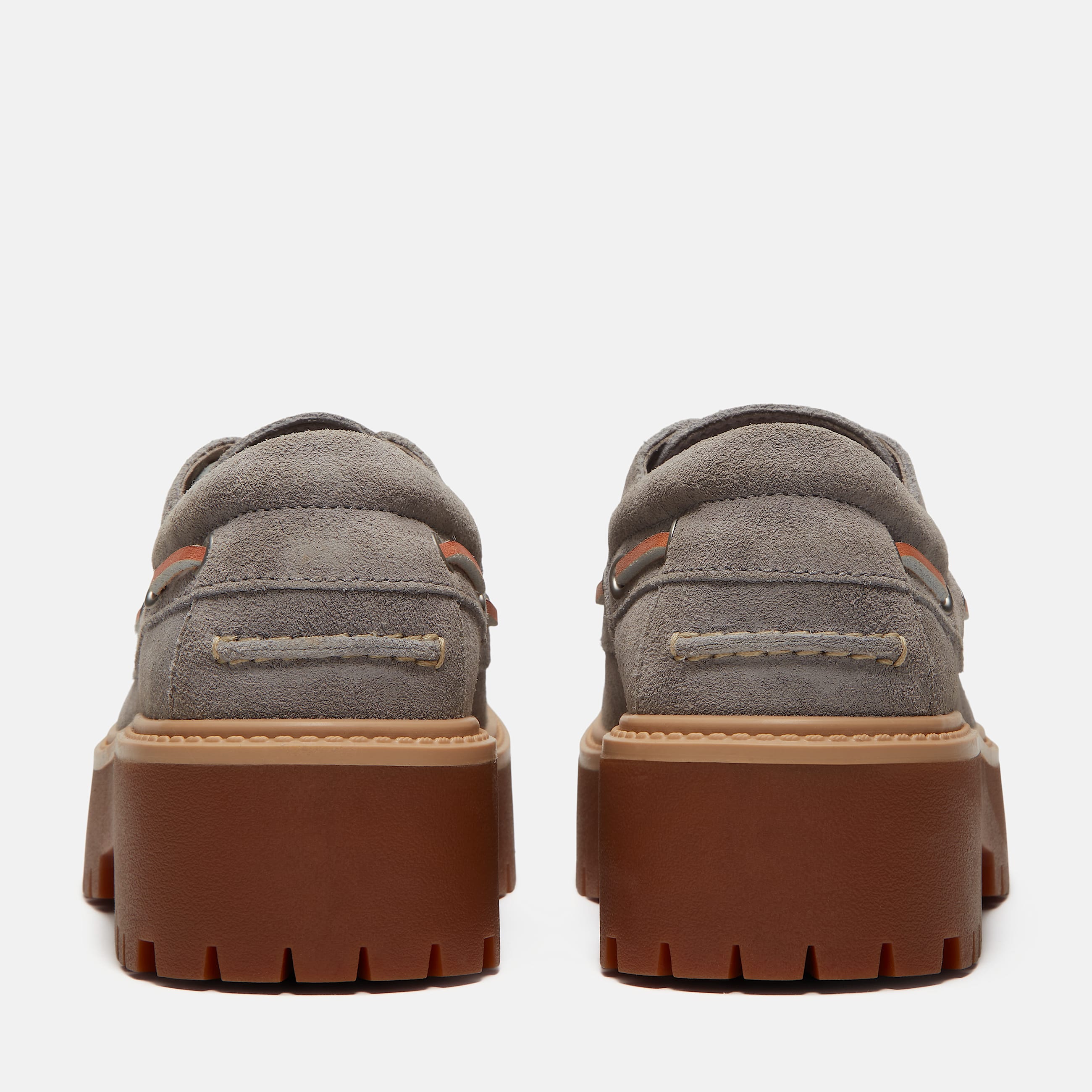 Chaussure bateau compense Stone Street pour femme en gris TBL gris ALT9
