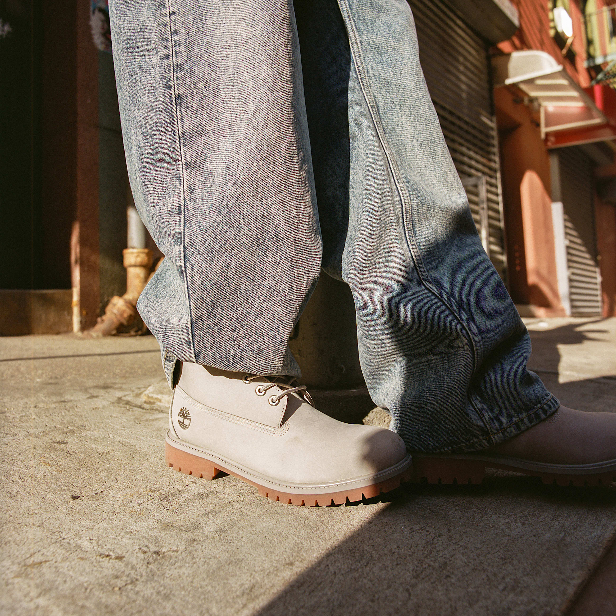 Botas impermeables 6Inch Timberland Premium para nios de 355 a 40 en gris TBL gris MKTG2