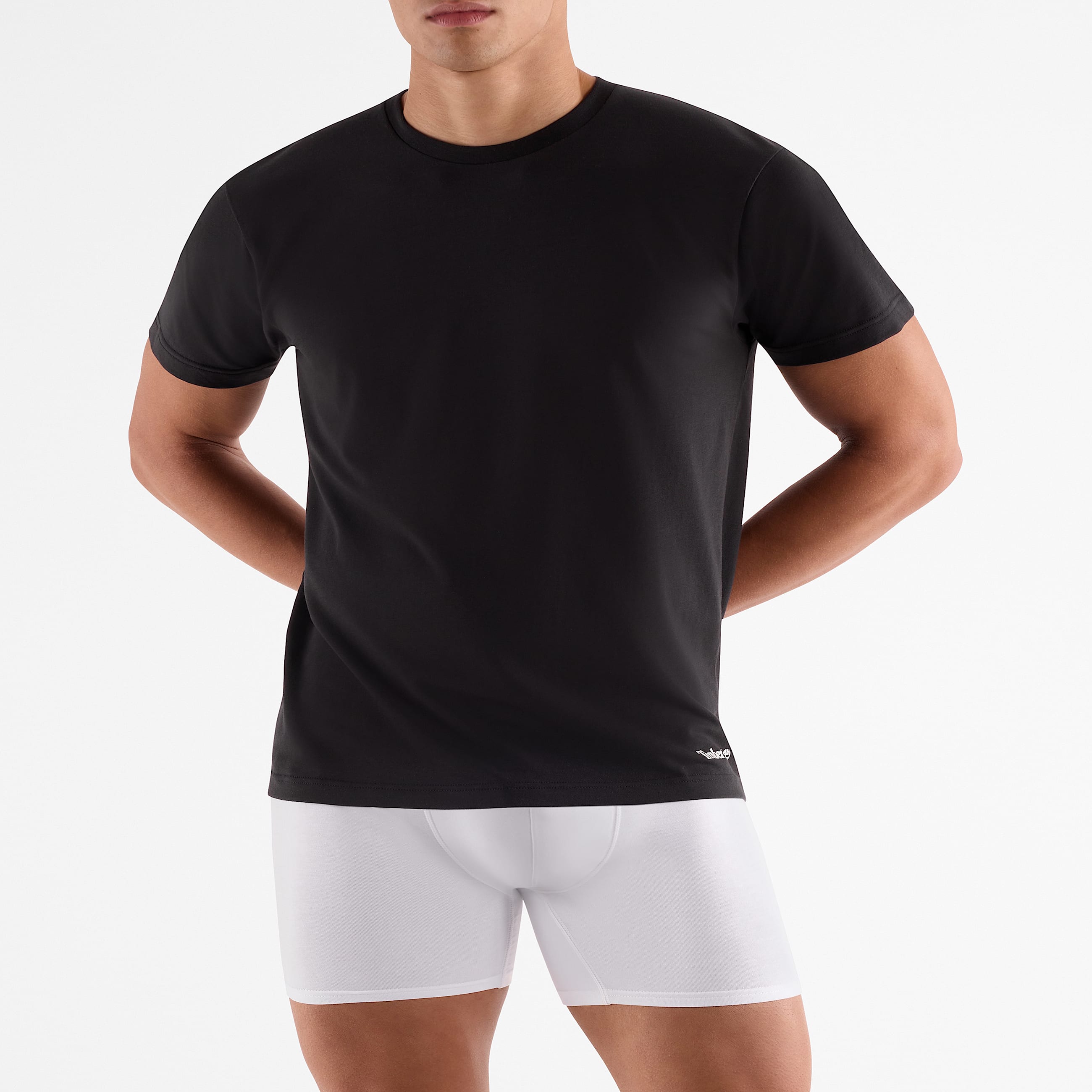 3Pack Basic TShirt for Men in Black TBL Black ALT1