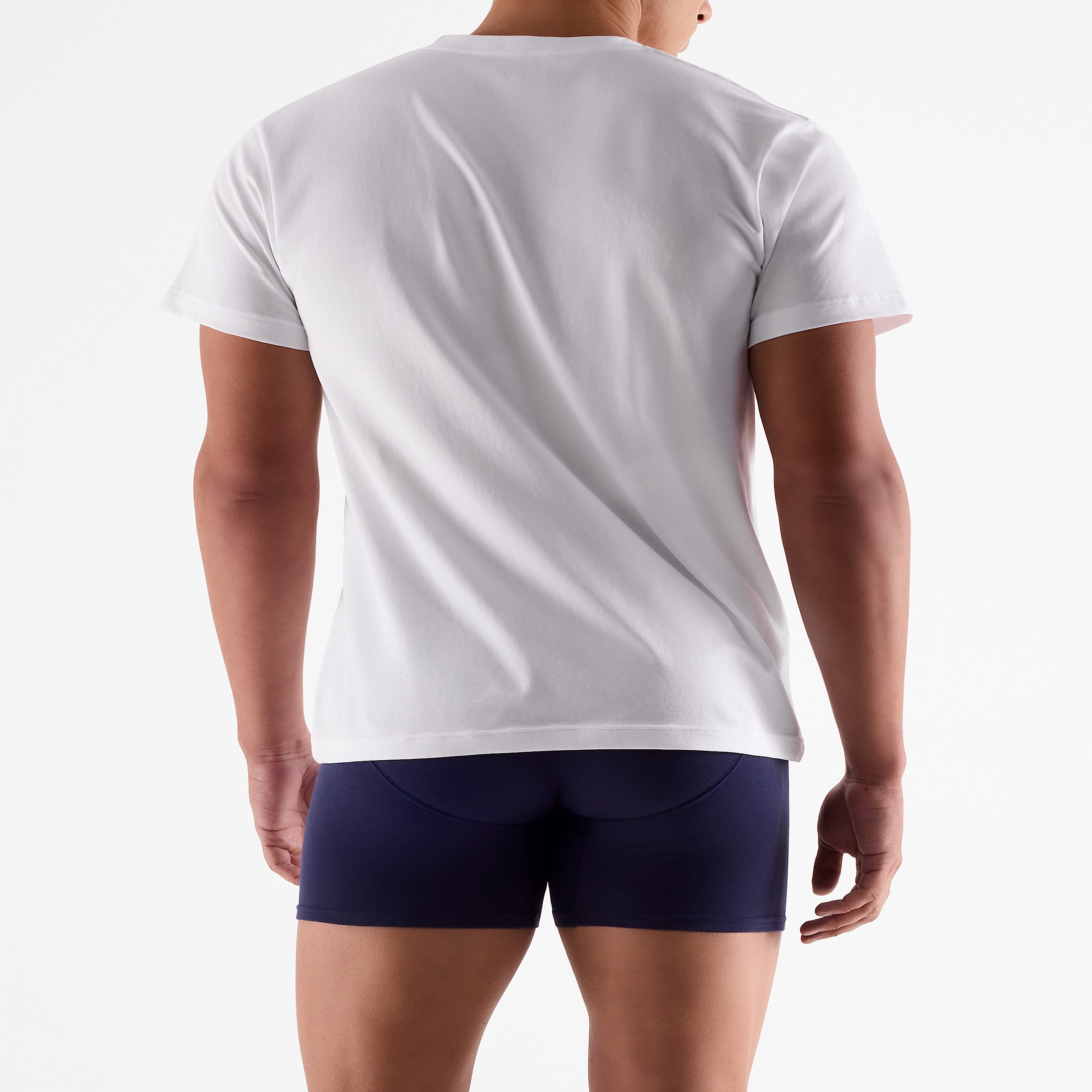 3Pack Basic TShirt for Men in White TBL White ALT9