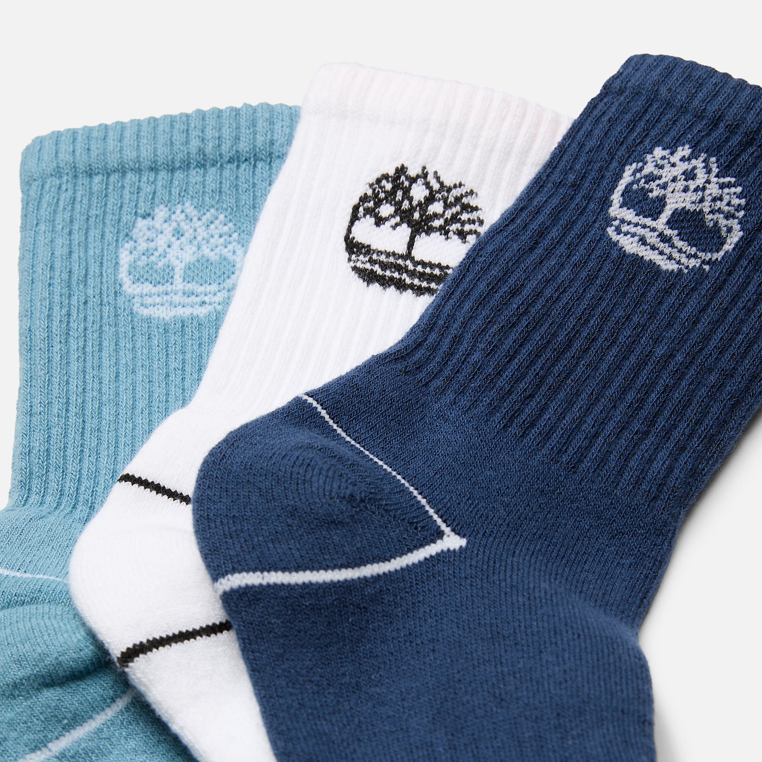 Kids Bowden 3Pack Crew Sock in Blue TBL Blue ALT1