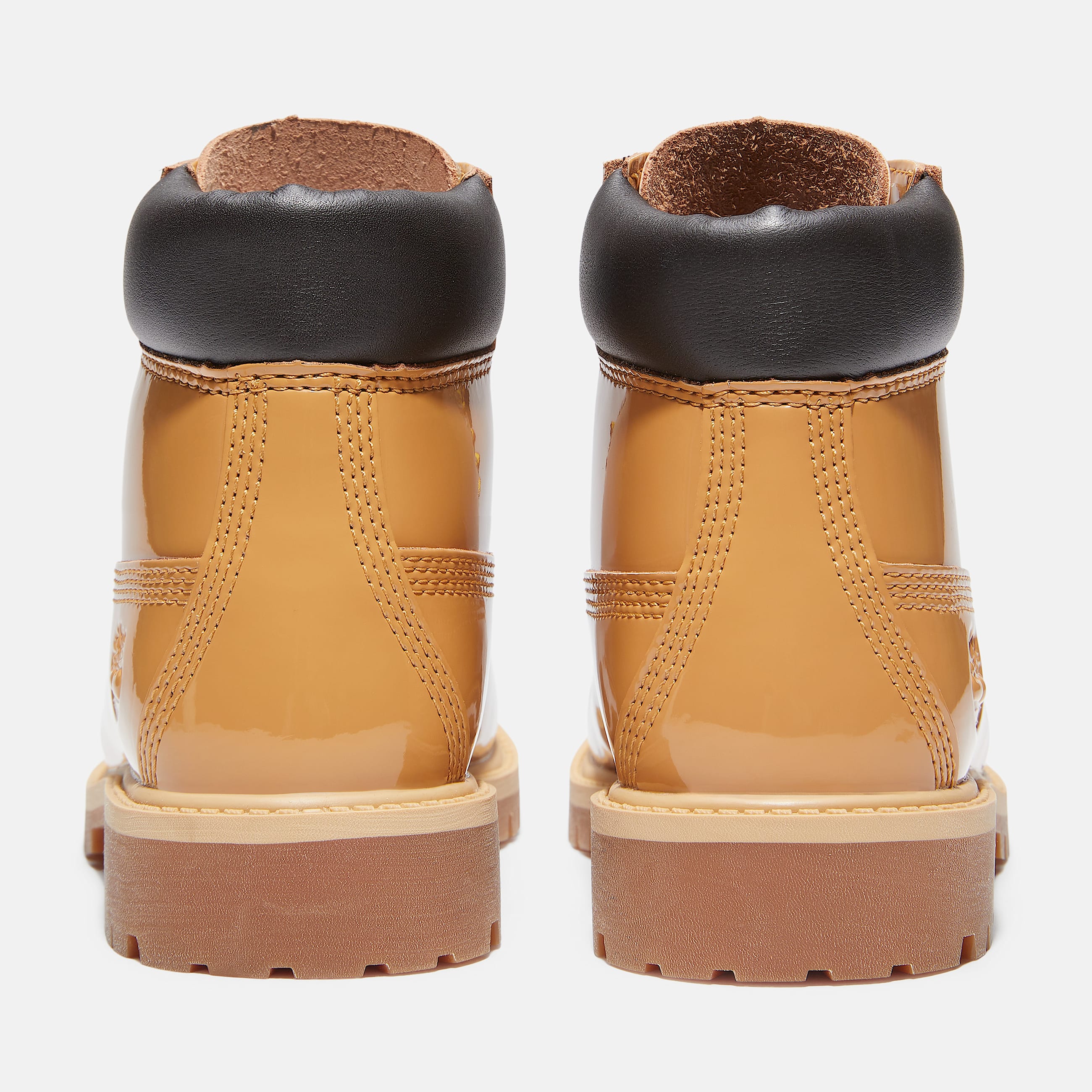 Timberland Premium 6Inch Waterproof Boot for Youth in Light Brown TBL Brown ALT5