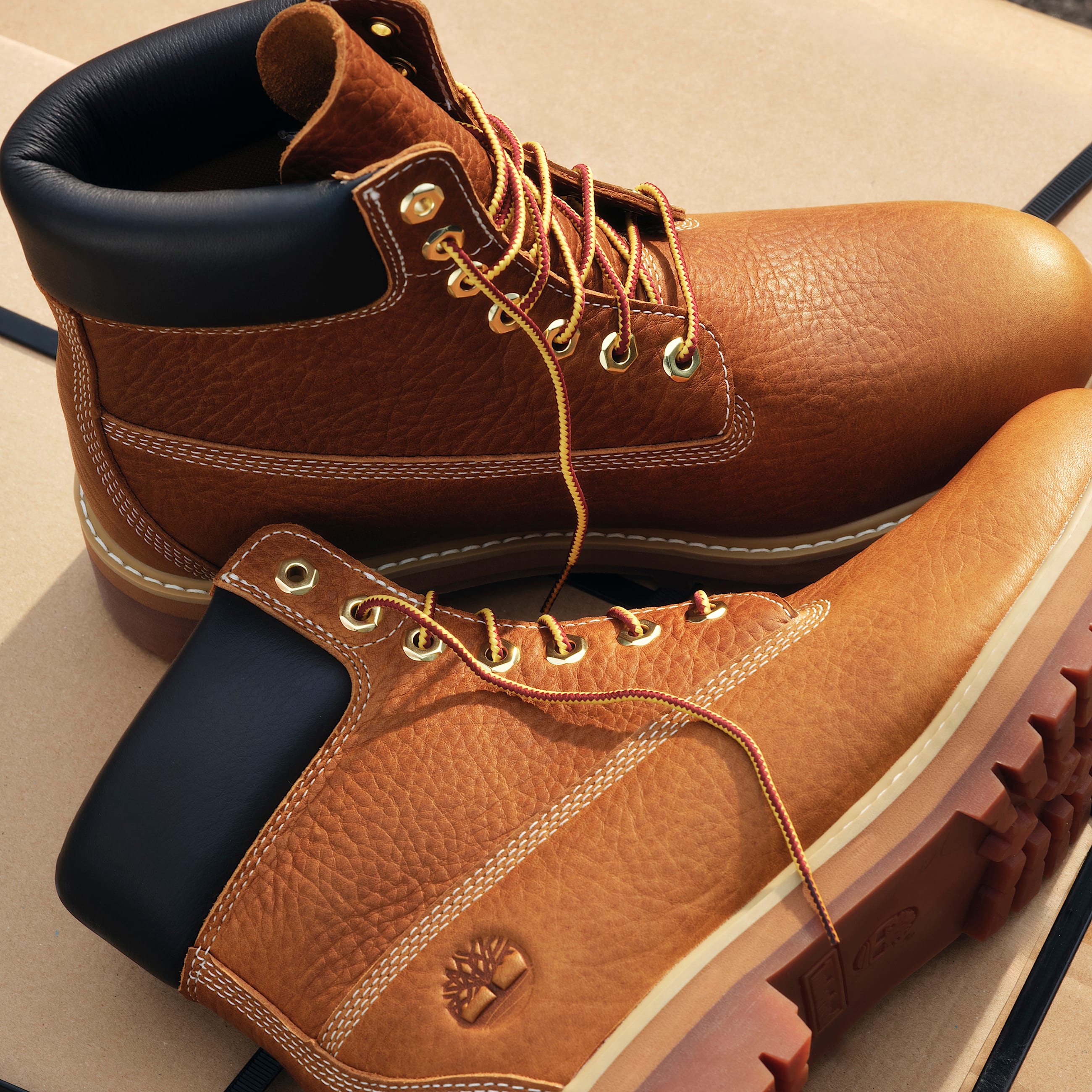 Timberland Heritage 6Inch Waterproof Boot for Men in Yellow TBL Yellow MKTG1