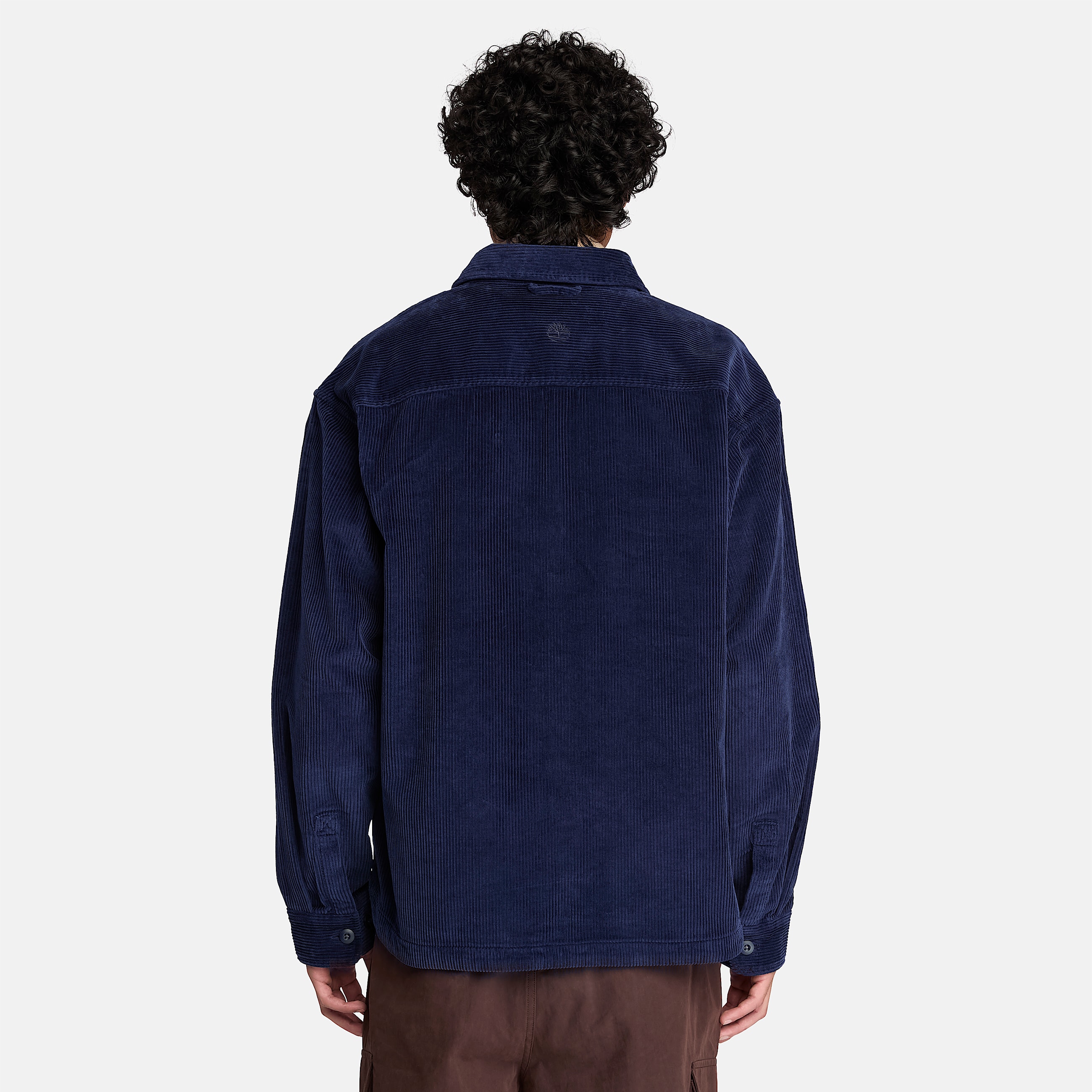 Corduroy Overshirt for Men in Dark Blue TBL Blue ALT8