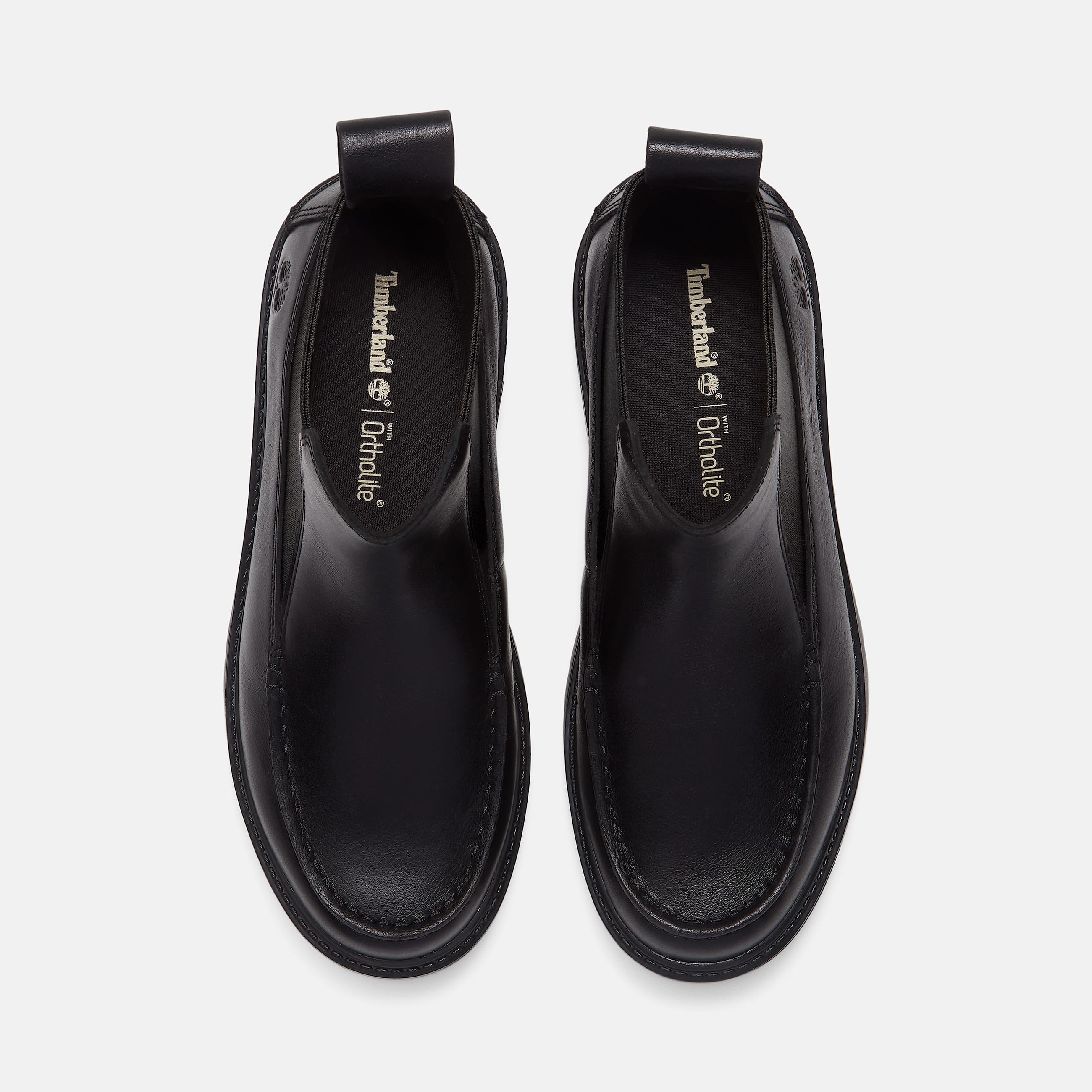 Stone Street Chelsea Boot mit Plateausohle fr Damen in Schwarz TBL Schwarz ALT2