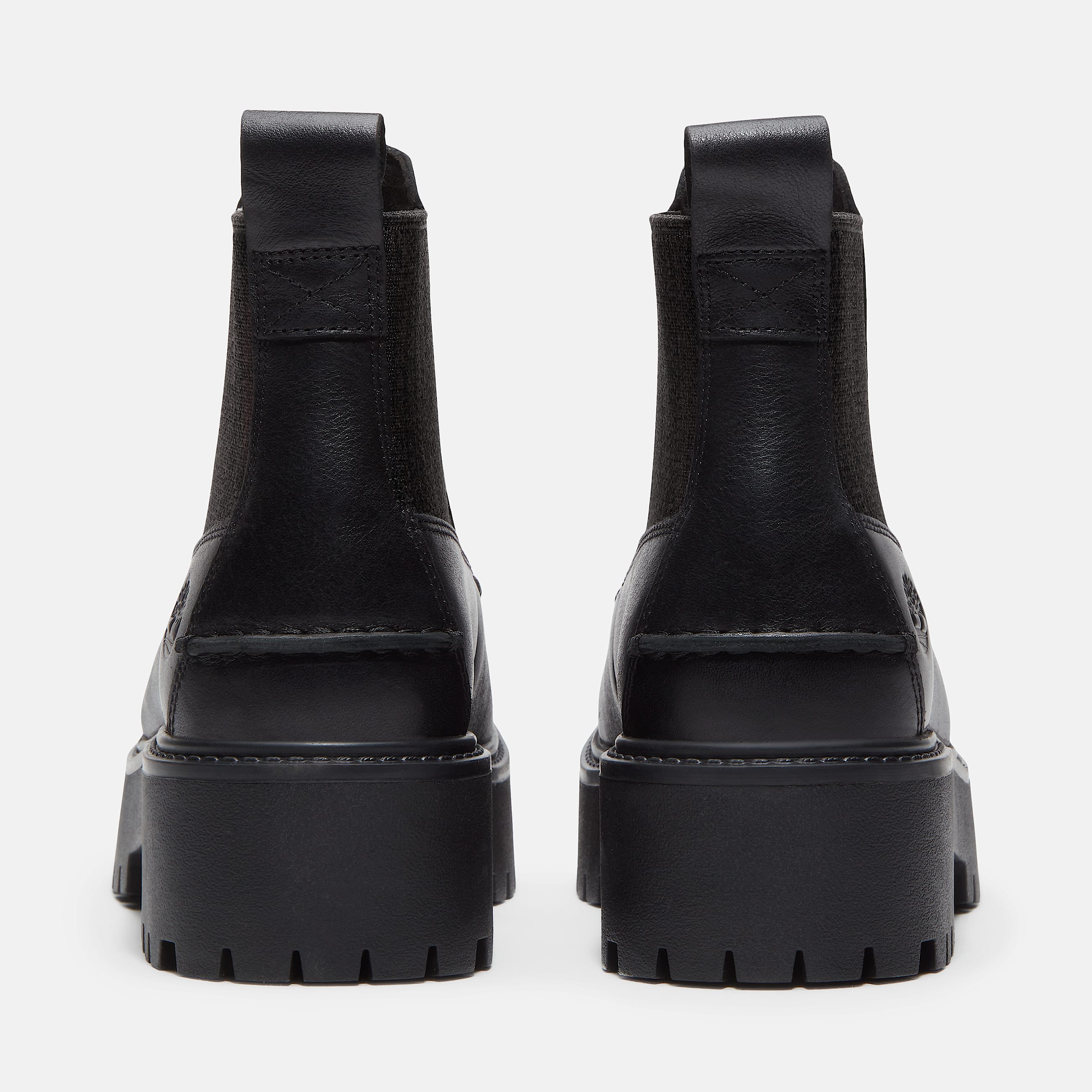 Stone Street Chelsea Boot mit Plateausohle fr Damen in Schwarz TBL Schwarz ALT5
