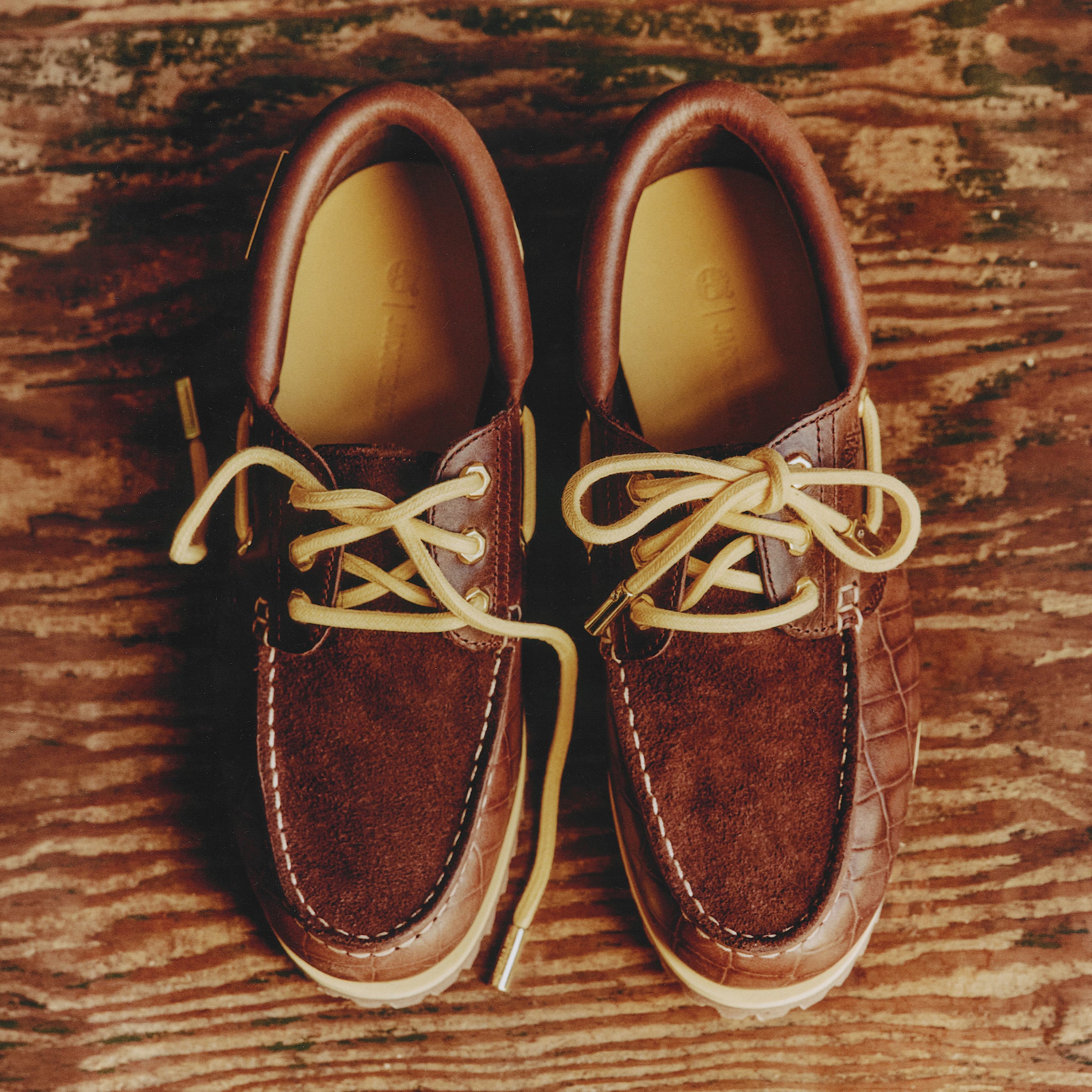 Timberland x Jacquemus Authentic Bootschoen in donkerbruin TBL bruin MKTG1