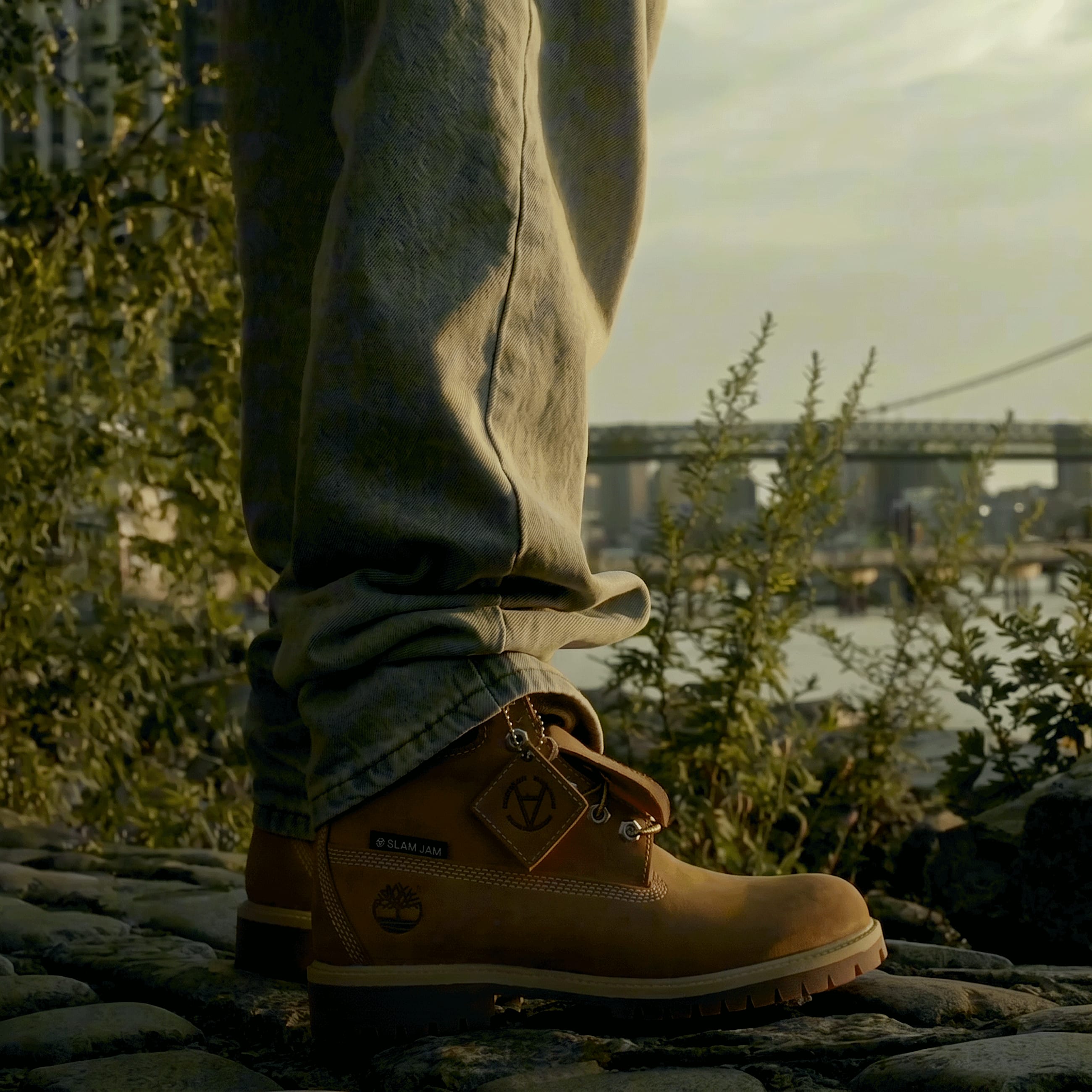 Wasserfester Timberland x Slam Jam Heritage 6Inch Boot in Gelb TBL Gelb MKTG2