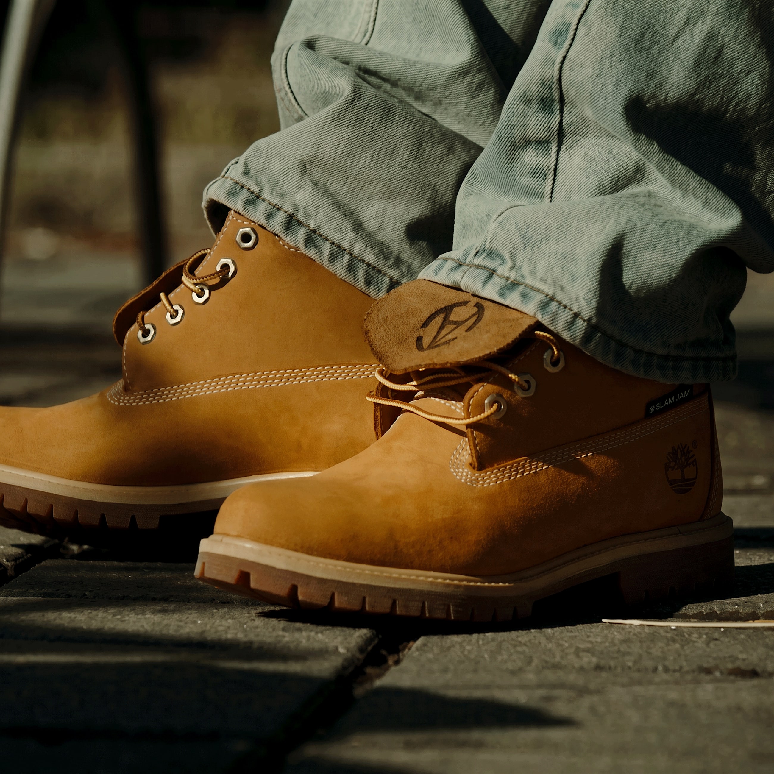Wasserfester Timberland x Slam Jam Heritage 6Inch Boot in Gelb TBL Gelb MKTG3