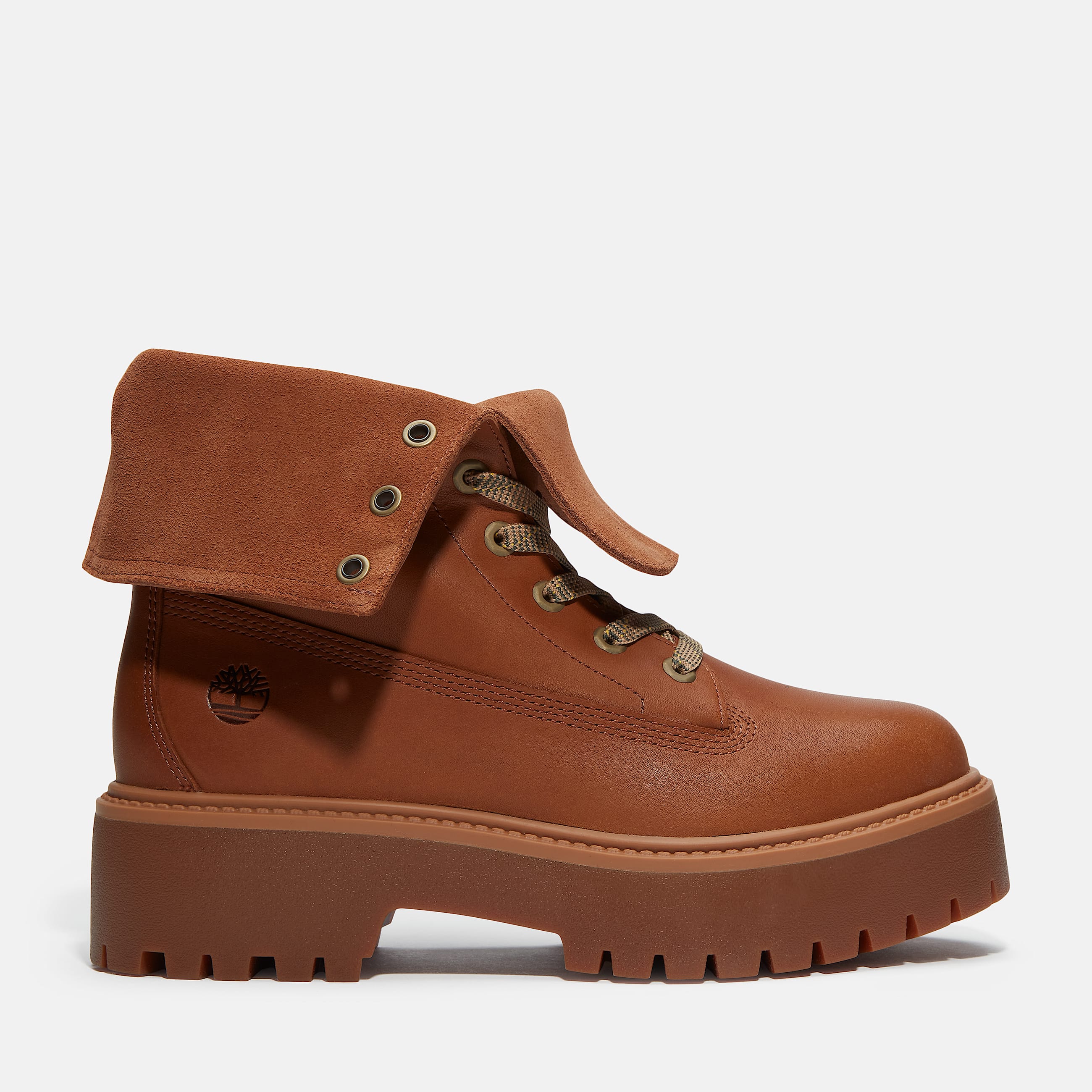 Stone Street Platform Mid Boot for Women in Brown TBL Brown ALT7