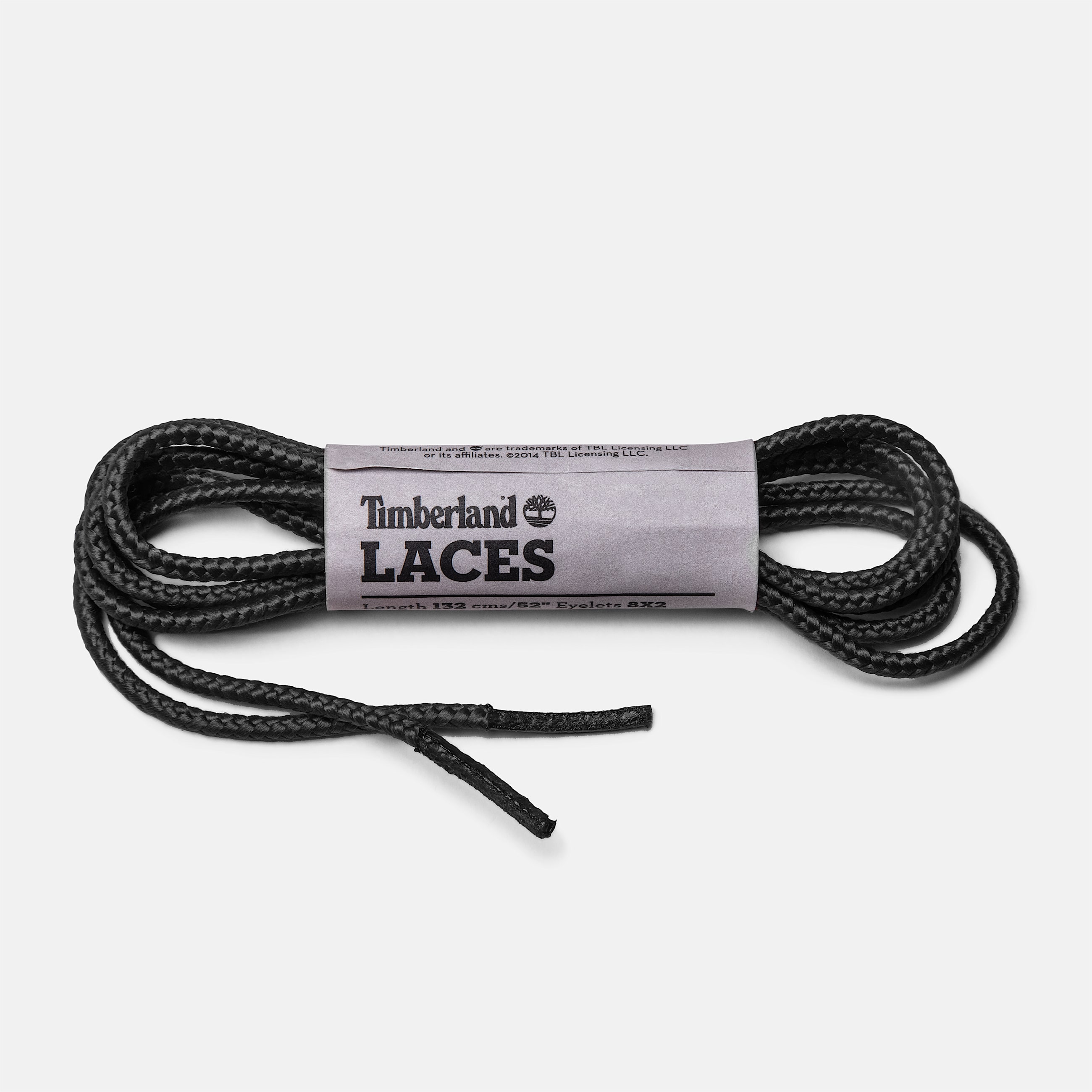 Lacci Tondi in Nylon 132 cm (52") per Stivali in colore nero