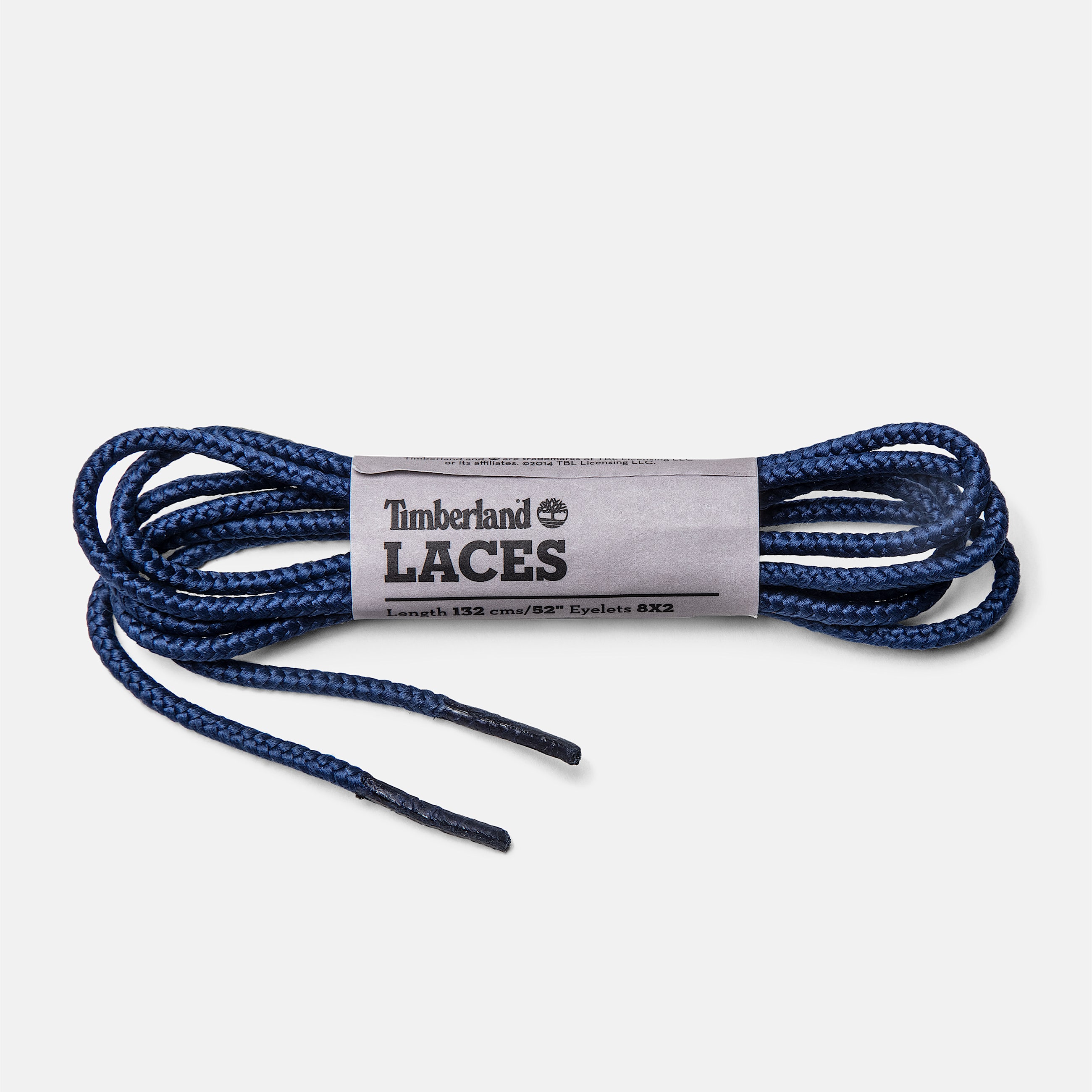 Lacci Tondi in Nylon 132 cm (52") per Stivali in blu scuro