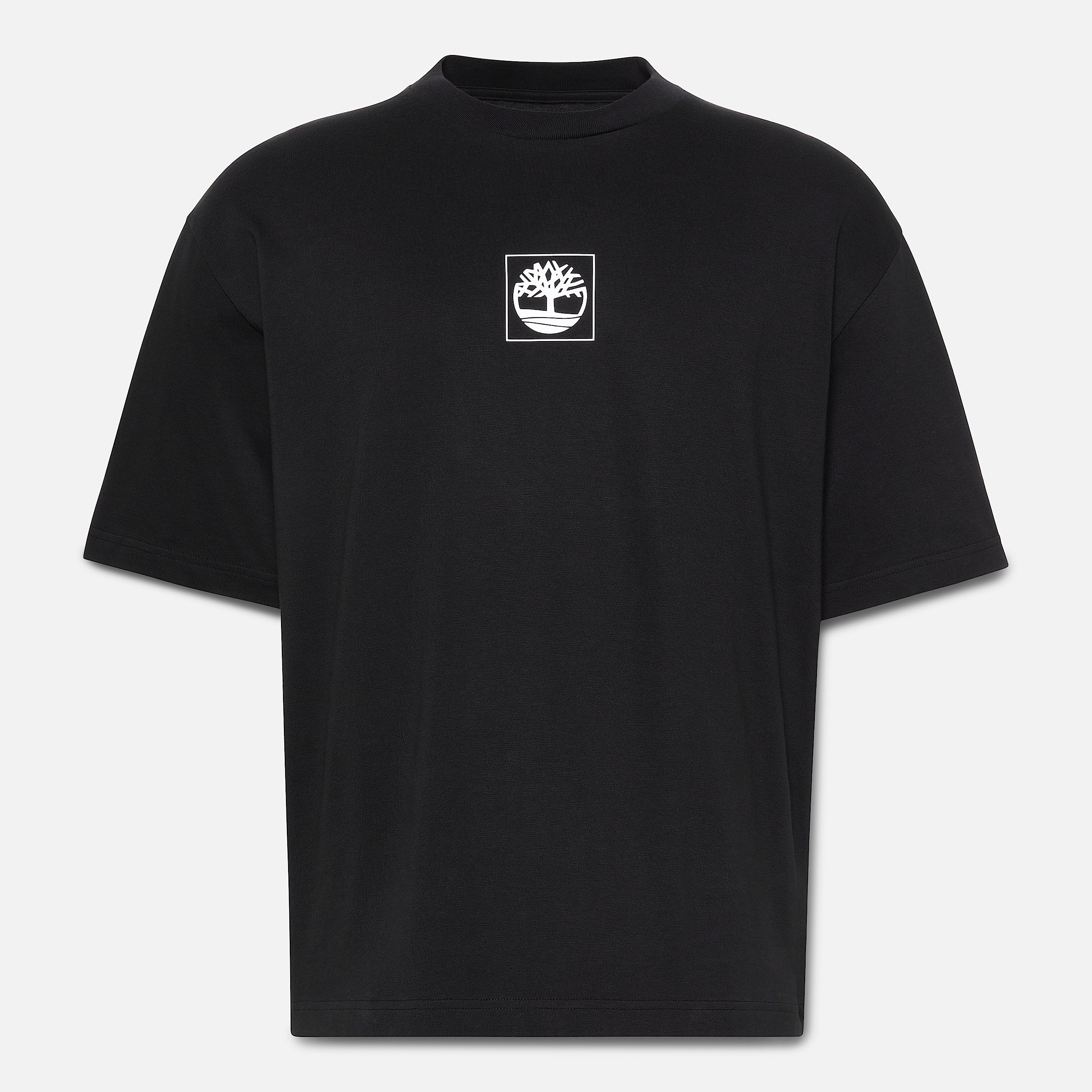 T-shirt a Maniche Corte con Grafica Building Blocks in colore nero