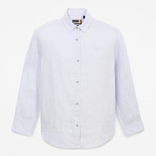 Gestreept shirt met een klassieke kraag en lange mouwen - Roze - Maat 40-64 Gestreept shirt met een klassieke kraag en lange mouwen - Roze - Maat 40-64