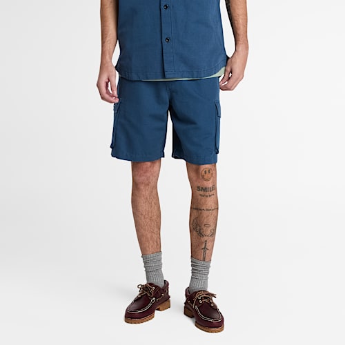 Brookline Twill Cargo Short for Men in Green