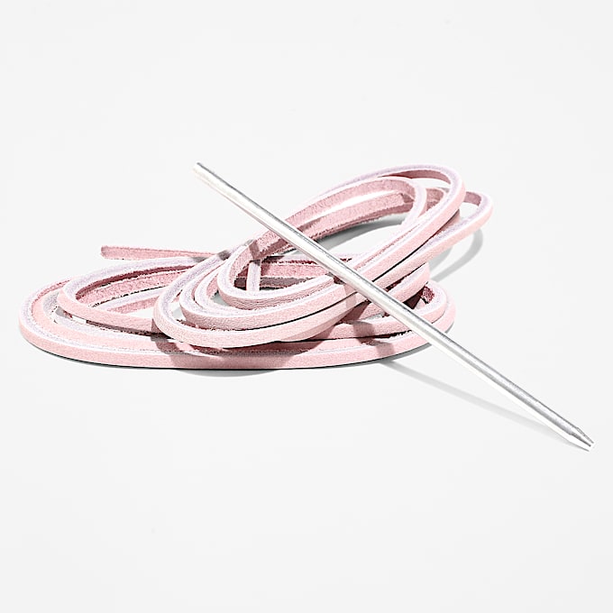 ErsatzschnrsenkelSet aus Rohleder in Violett TBL Violett ALT1