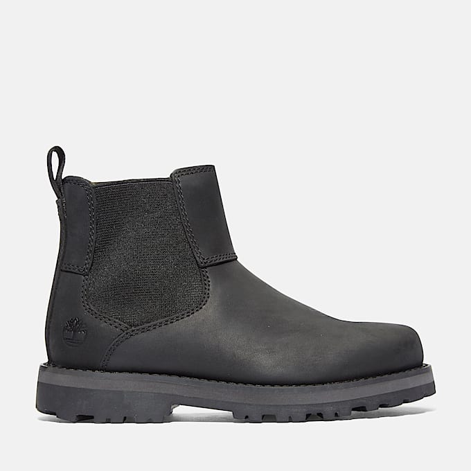 Courma Kid Chelsea Boot for Youth in Black TBL Black HERO
