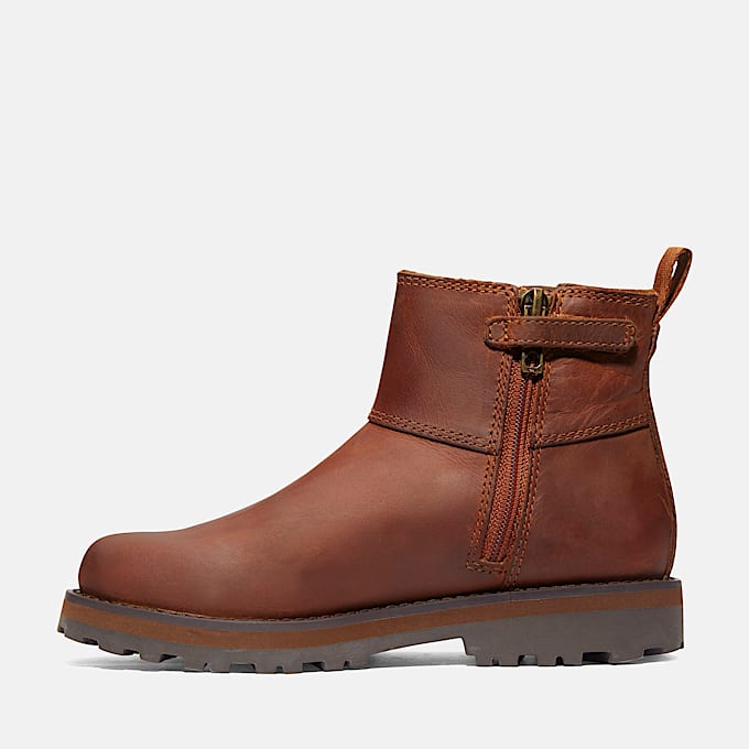 Courma Kid Chelsea Boot for Youth in Brown TBL Brown ALT5