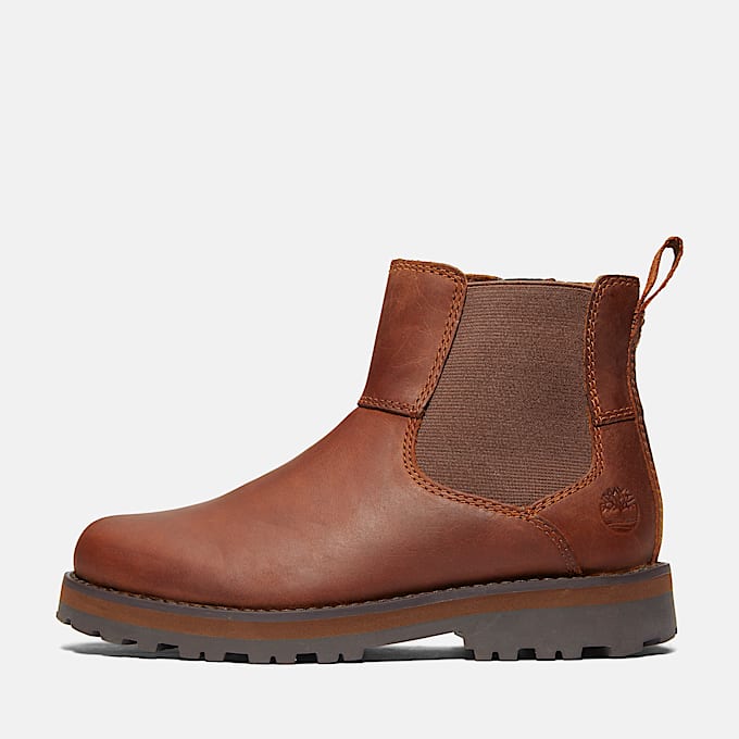 Courma Kid Chelsea Boot for Youth in Brown TBL Brown ALT7