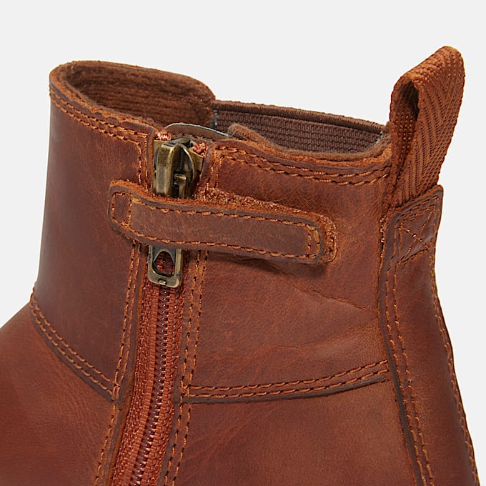 Courma Kid Chelsea Boot fr Jugendliche in Schwarz TBL Braun ALT6