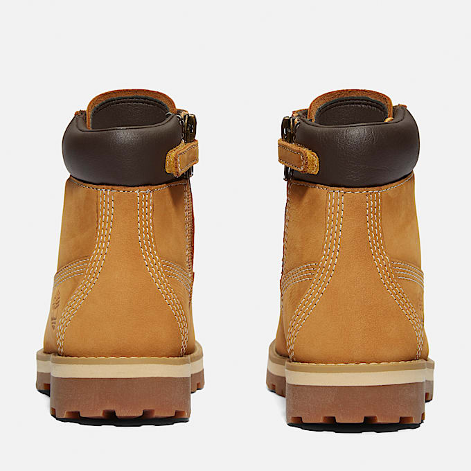 Courma Kid Laceup Boot for Youth in Yellow TBL Yellow ALT4