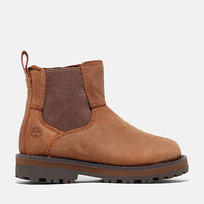 Courma Kid Chelsea Boot for Toddler in Brown TBL Brown HERO