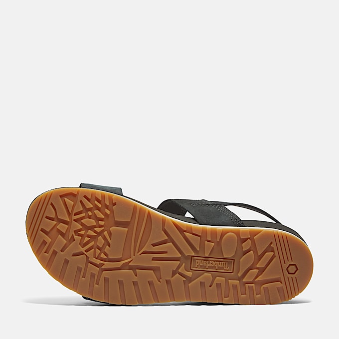 Sandalias Malibu Waves con cinta en el talón para mujer en negro