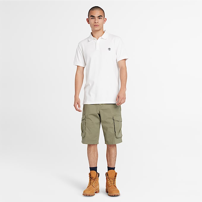 Oyster River KurzarmPolohemd fr Herren in Wei TBL Wei ALT1
