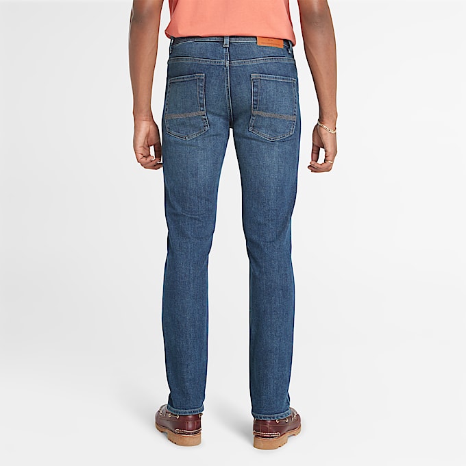 Gerade StretchJeans fr Herren in Blau TBL Blau ALT5