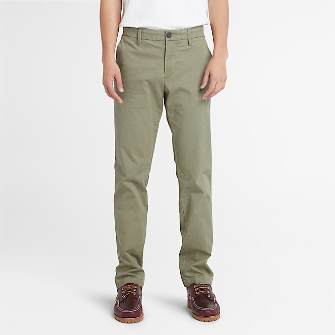 Claremont Chinohose aus Twill mit schmalem Bein fr Herren in Braun TBL Braun ALT4