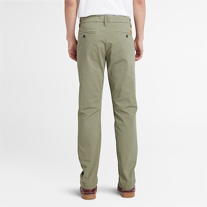 Claremont Chinohose aus Twill mit schmalem Bein fr Herren in Braun TBL Braun ALT5