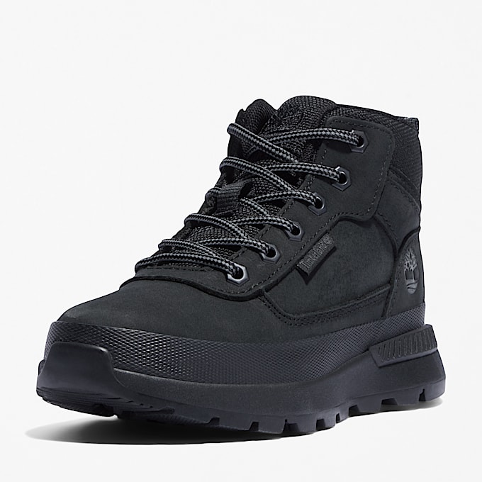 Field Trekker Mid Trainer for Junior in Black TBL Black ALT7