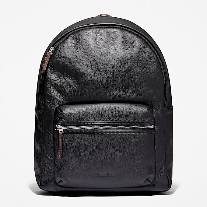 Tuckerman Leather Contemporary Backpack in Black TBL Black HERO