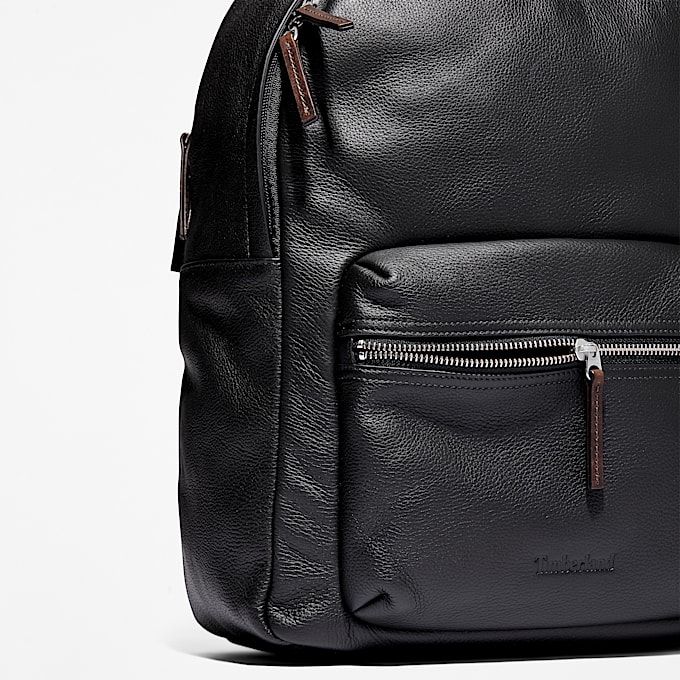 Mochila de cuero Tuckerman en negro