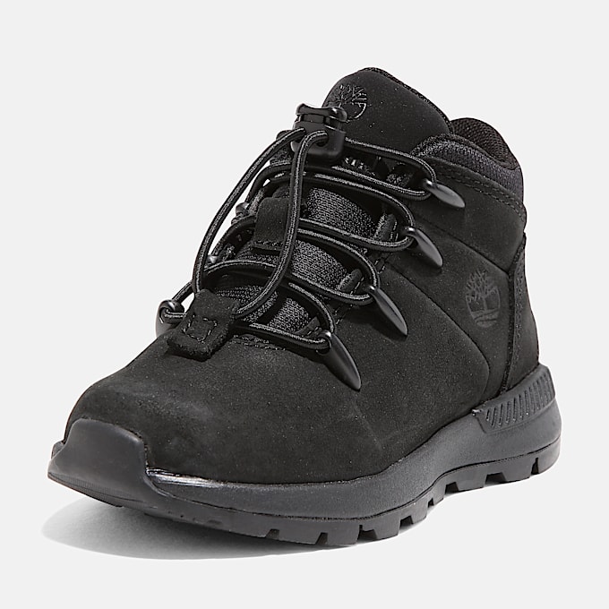 Halbhoher Sprint Trekker Sneaker mit BungeeSchnrung fr Kleinkinder in Schwarz TBL Schwarz ALT8