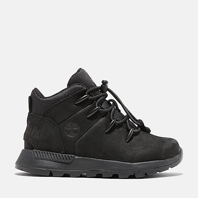 Halbhoher Sprint Trekker Sneaker mit BungeeSchnrung fr Kleinkinder in Schwarz TBL Schwarz HERO