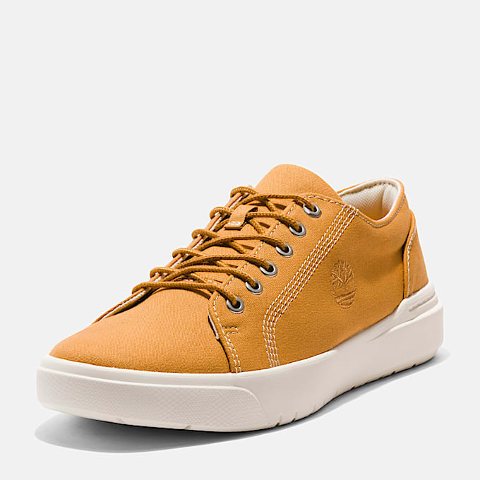 Basket basse à lacets Seneca Bay pour homme en jaune