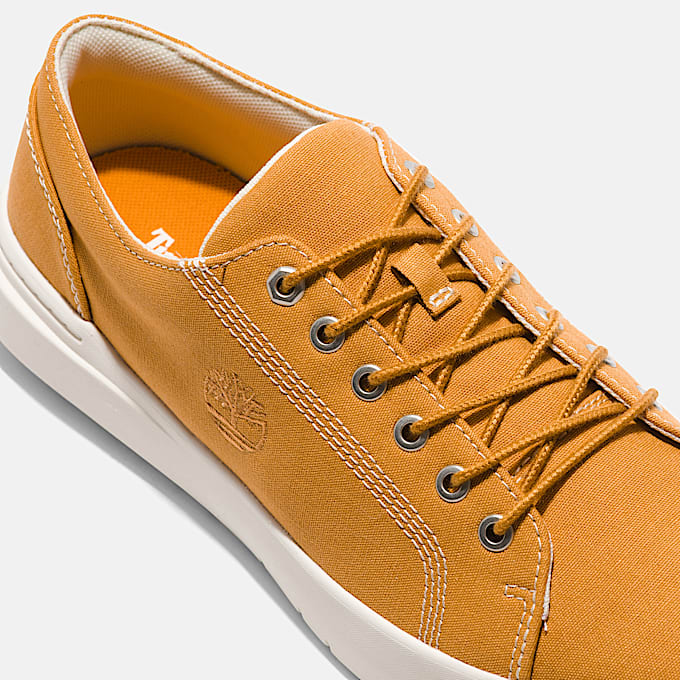 Basket basse à lacets Seneca Bay pour homme en jaune