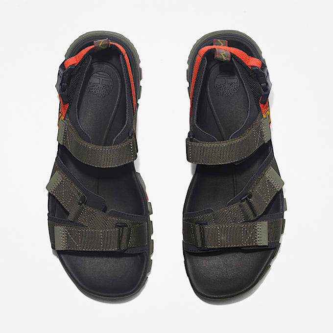 Garrison Trail Sandalen mit Fersenriemen fr Herren in Grn TBL Grn ALT1