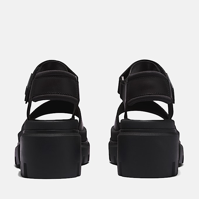 Sandalo con Cinturino Posteriore Everleigh da Donna in colore nero