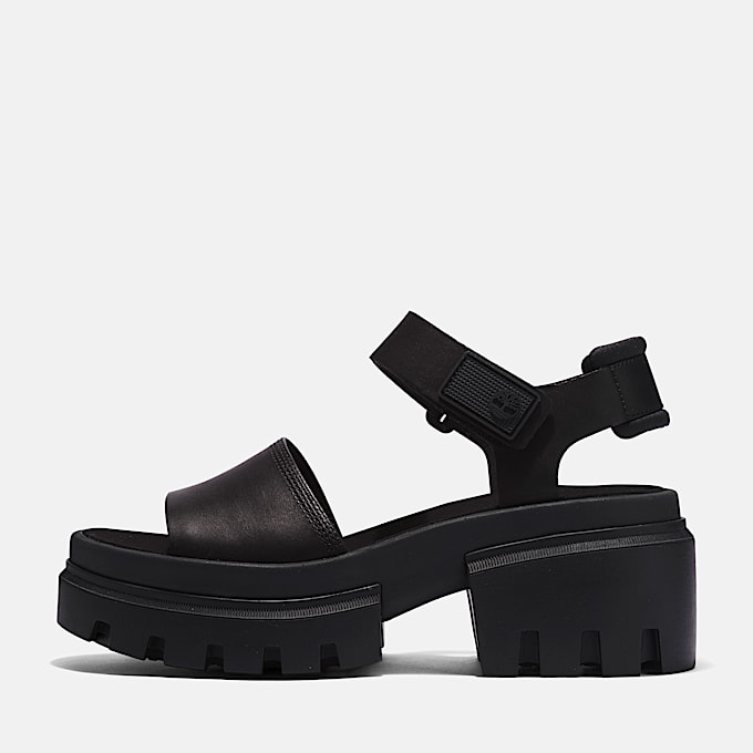 Sandalo con Cinturino Posteriore Everleigh da Donna in colore nero
