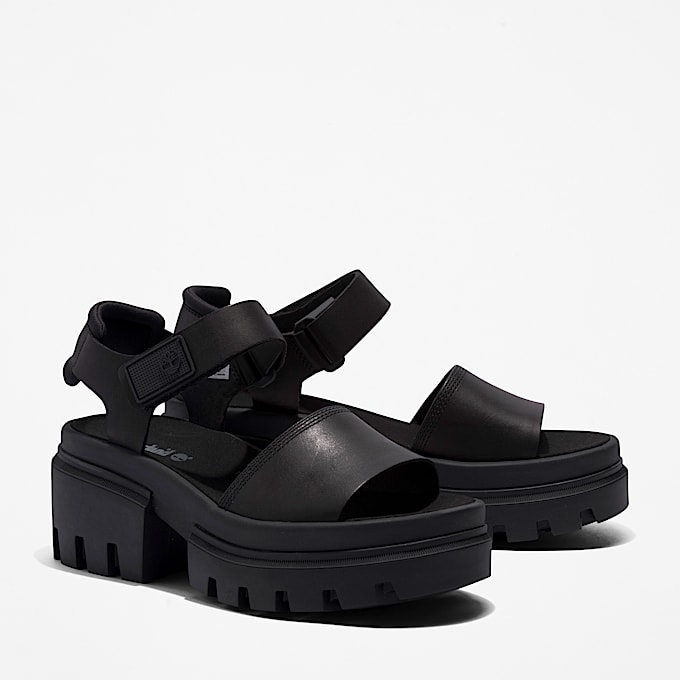 Sandalo con Cinturino Posteriore Everleigh da Donna in colore nero