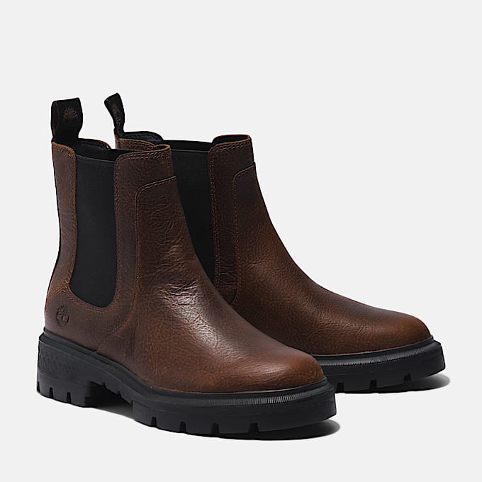 Cortina Valley Chelsea Boot fr dam i mrkbrun TBL Brun ALT3